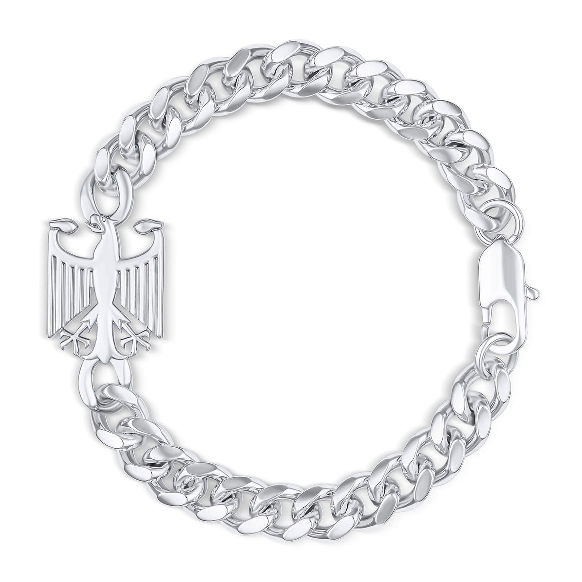 Deutschland Wappen Armband Herren Silber wasserfest | d'origine