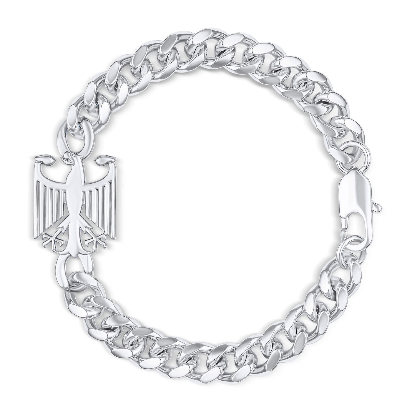 Deutschland Wappen Armband Herren Silber wasserfest | d'origine