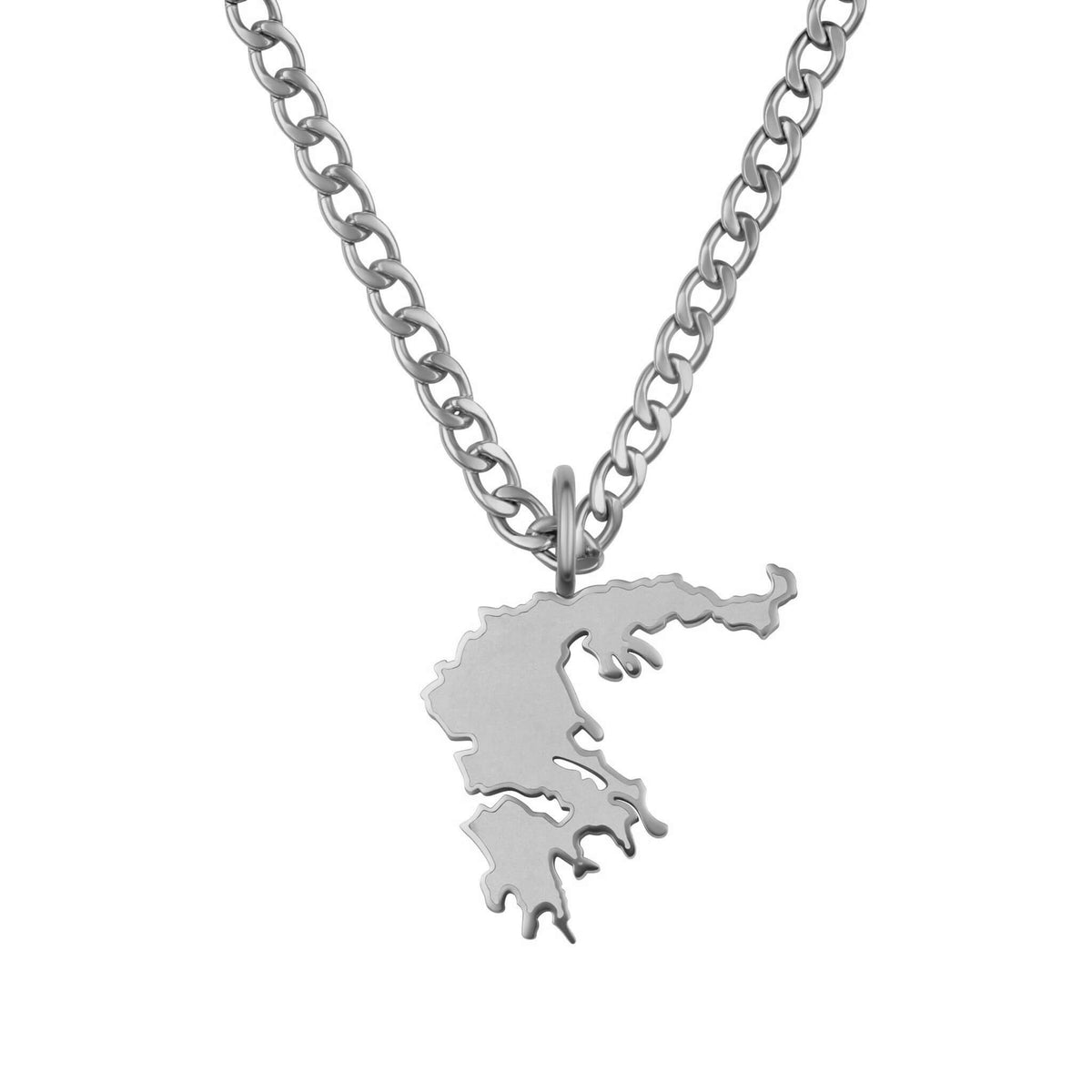 Griechenland Landkartenkette Matt | Herren