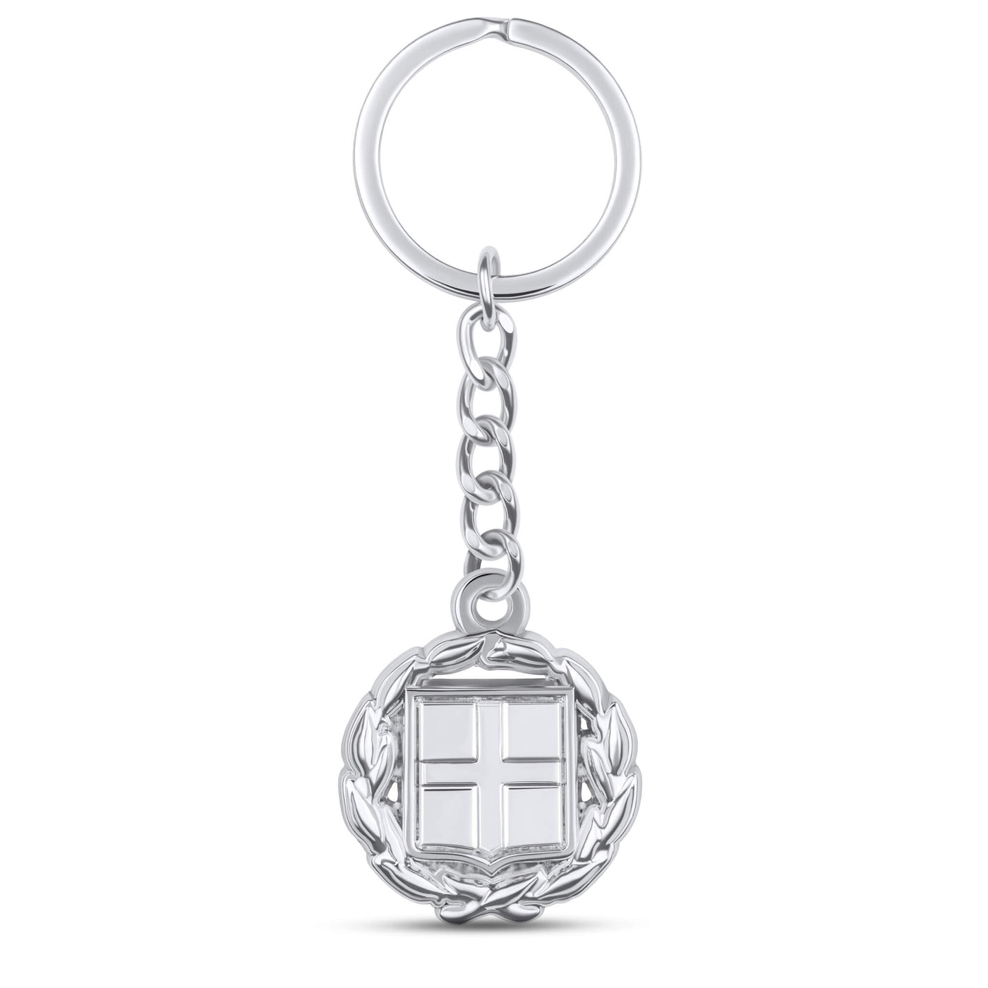 Griechenland Wappen Schlüsselanhänger Silber Edelstahl | d'origine