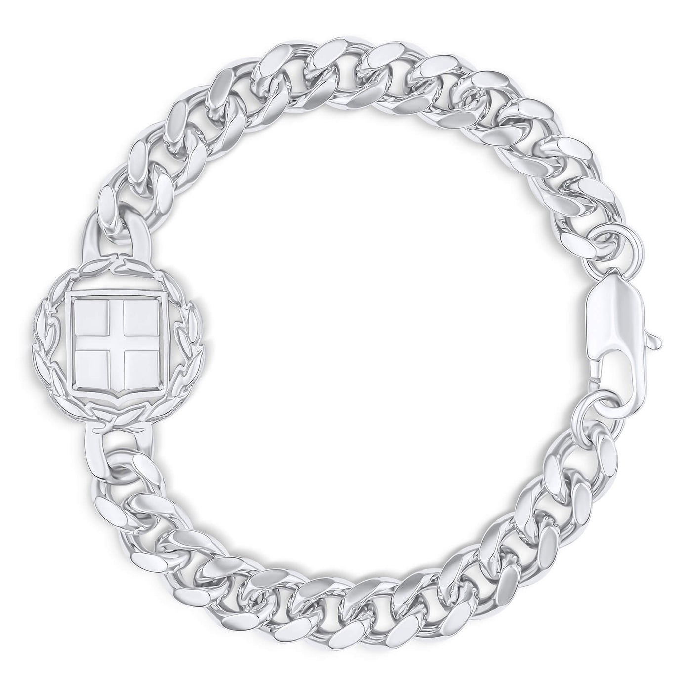 Griechenland Wappen Armband Herren Silber wasserfest | d'origine