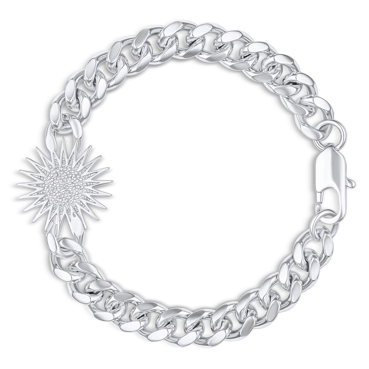 Kurdistan Wappen Armband Herren Silber wasserfest | d'origine