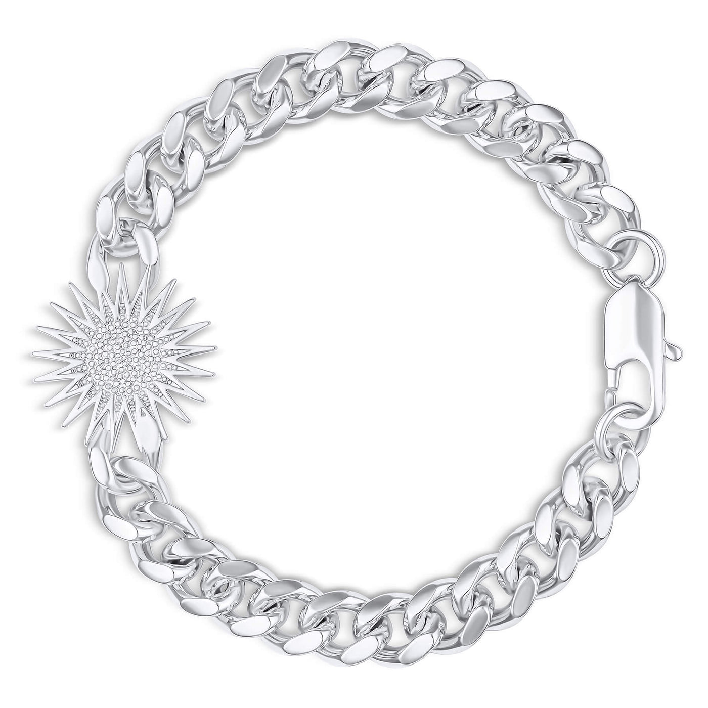 Kurdistan Wappen Armband Herren Silber wasserfest | d'origine
