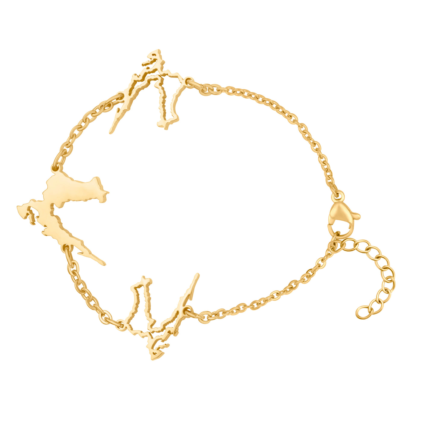 Kroatien Landkarten Armband 18K Gold | d'origine