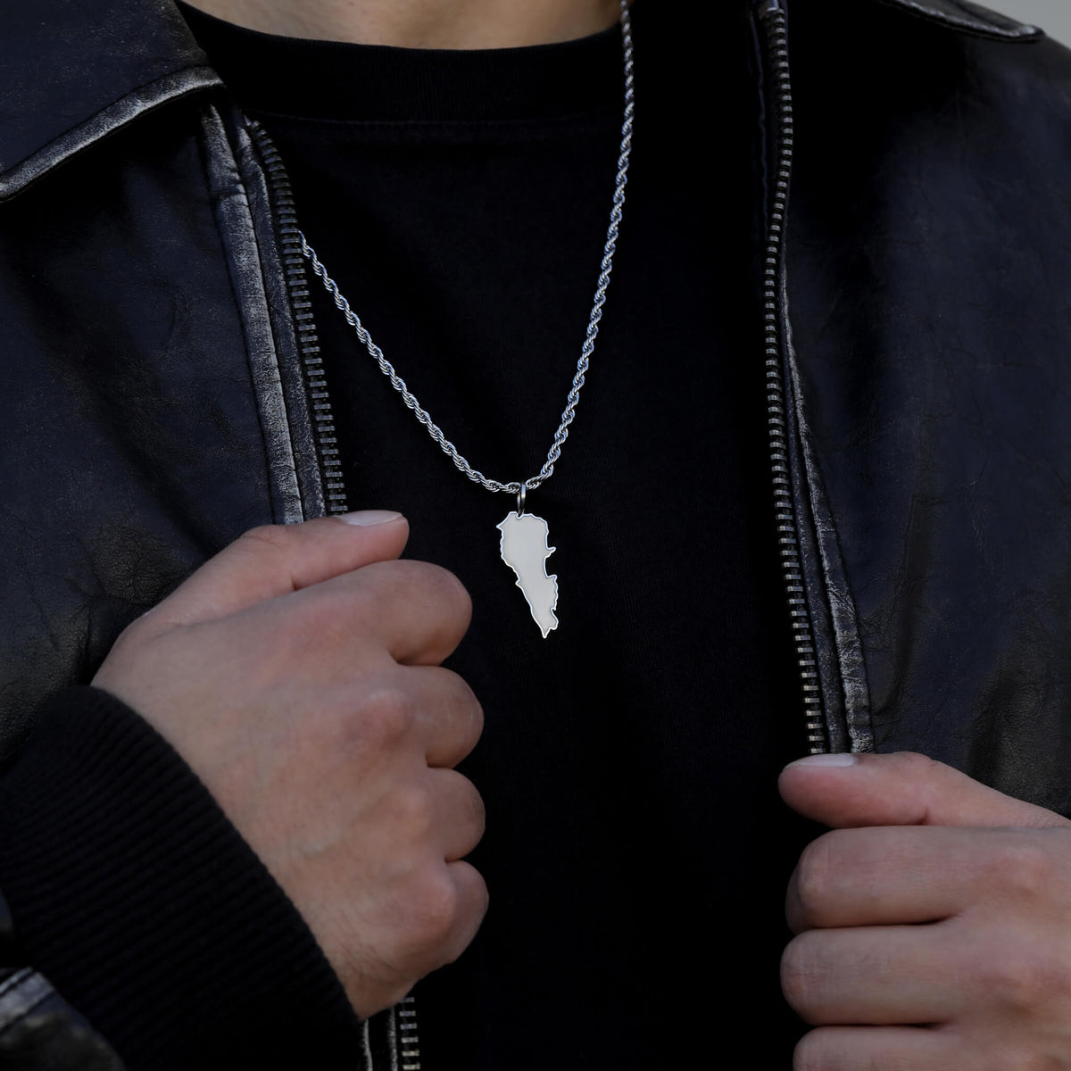 Libanon Landkartenkette Matt | Herren