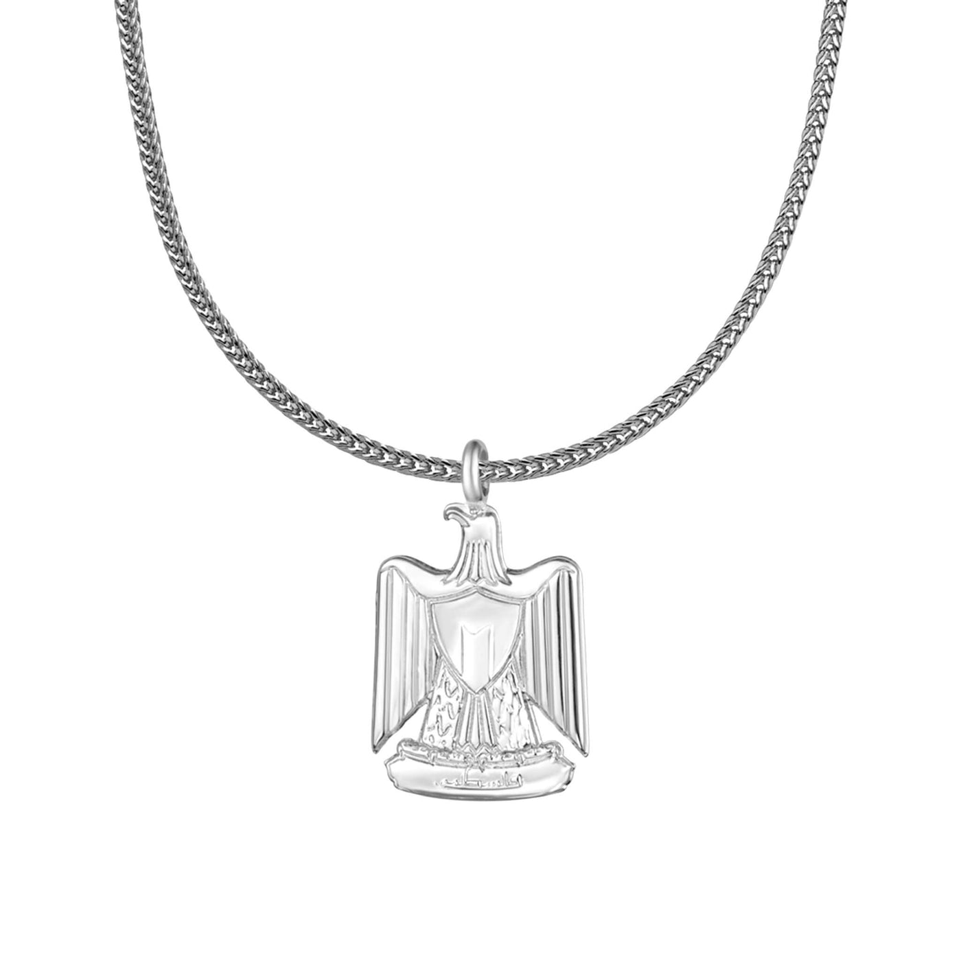 Palästina Wappen Kette Herren Silber Edelstahl | d'origine