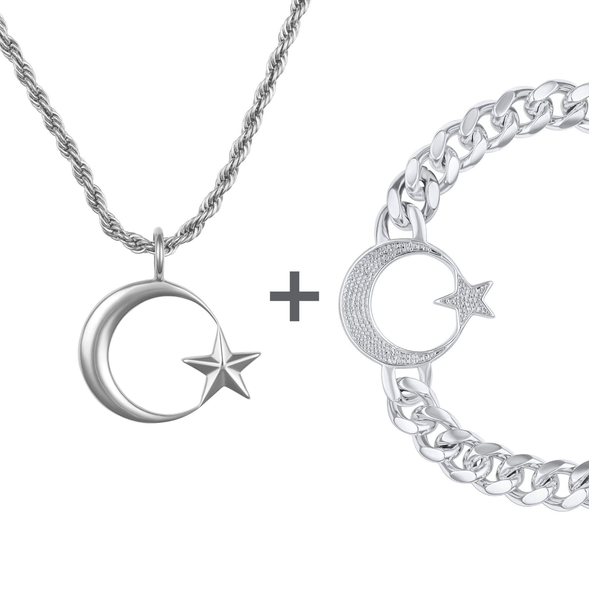 Türkei Ayyıldız Wappen Schmuck Set Herren Edelstahl | d'origine