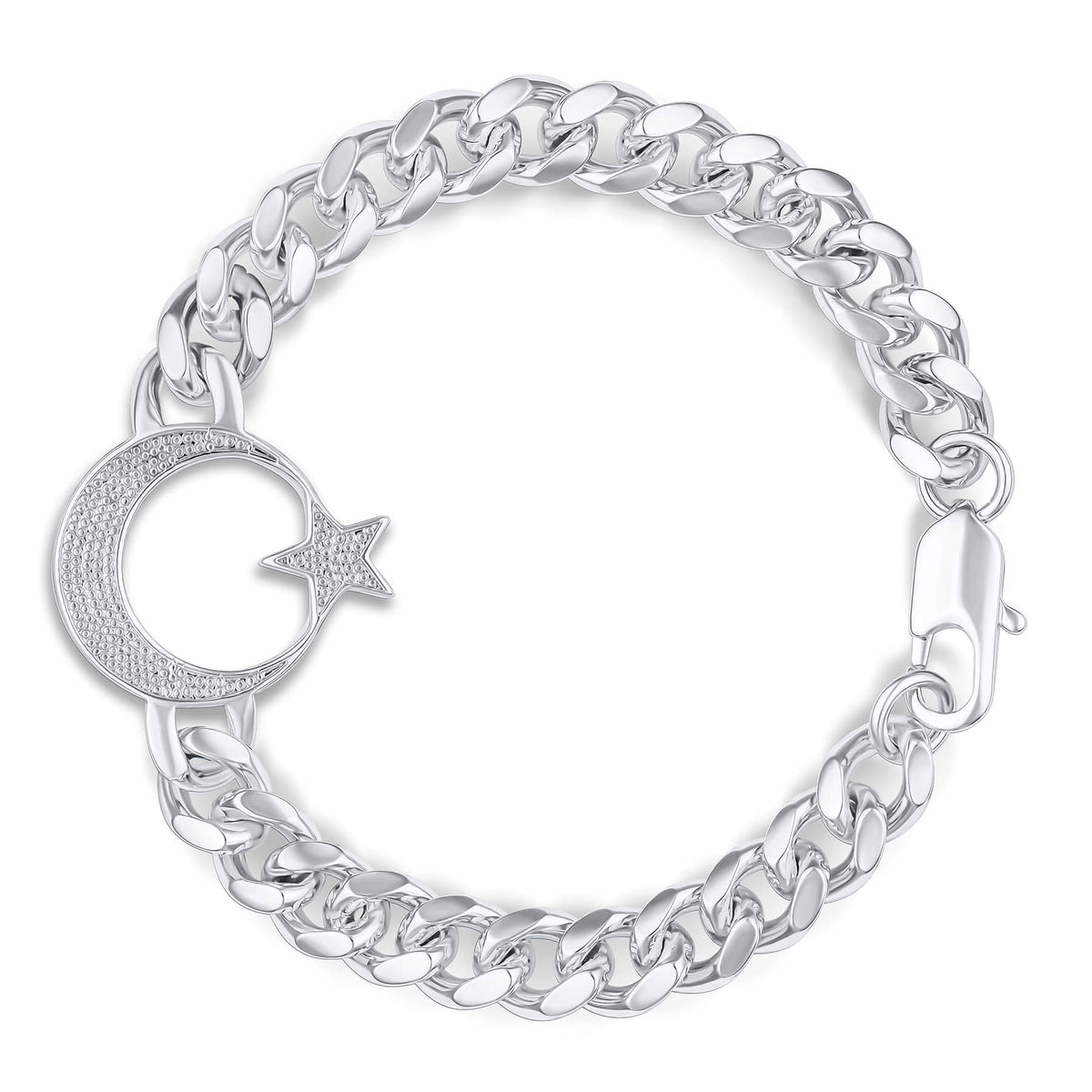 Türkei Ayyıldız Wappen Armband Herren Silber Edelstahl | d'origine