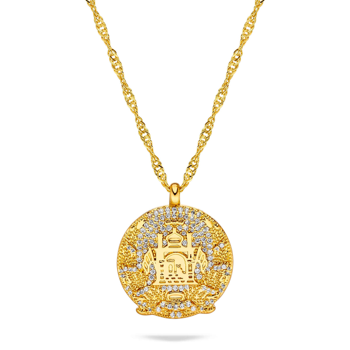 Afghanistan Wappen Kette Damen Gold vergoldet | d'origine