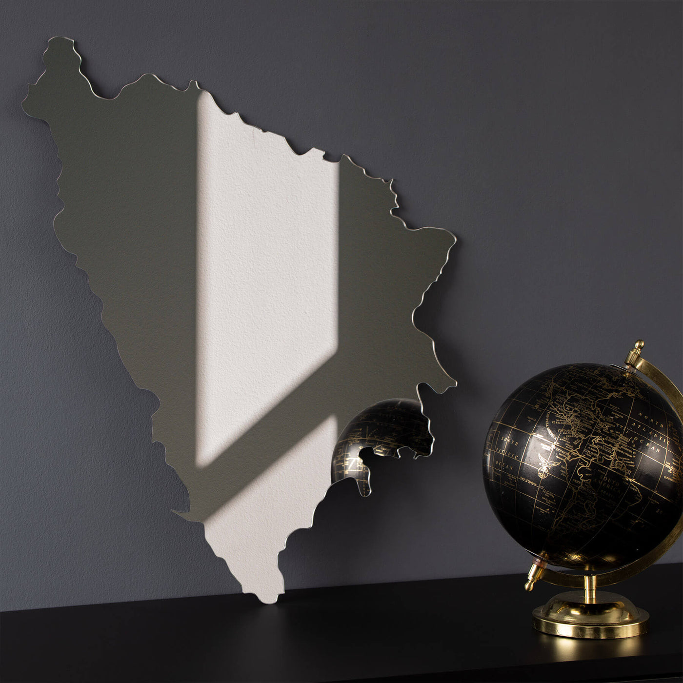 Bosnien Silhouette Spiegel Acrylglas | d'origine