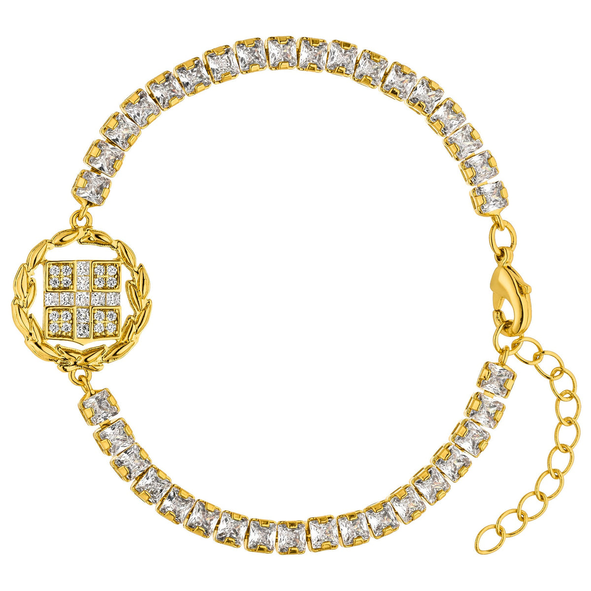 Griechenland Wappen Armband Damen 18K Gold | d'origine