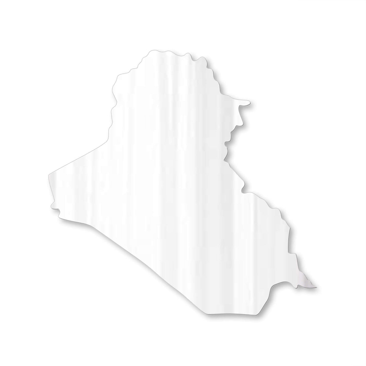 Irak Landkarte Spiegel Acrylglas | d'origine