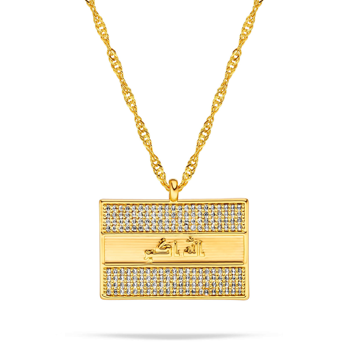 Irak Adler Wappen Kette Damen 18K Gold | d'origine