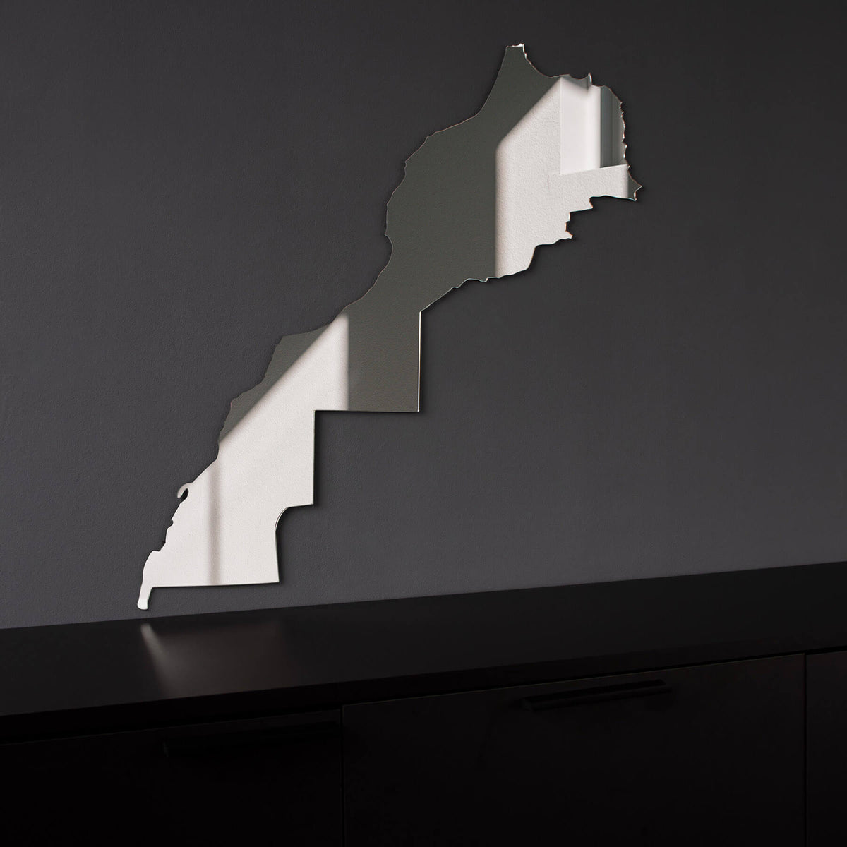 Marokko Silhouette Spiegel Acrylglas | d'origine