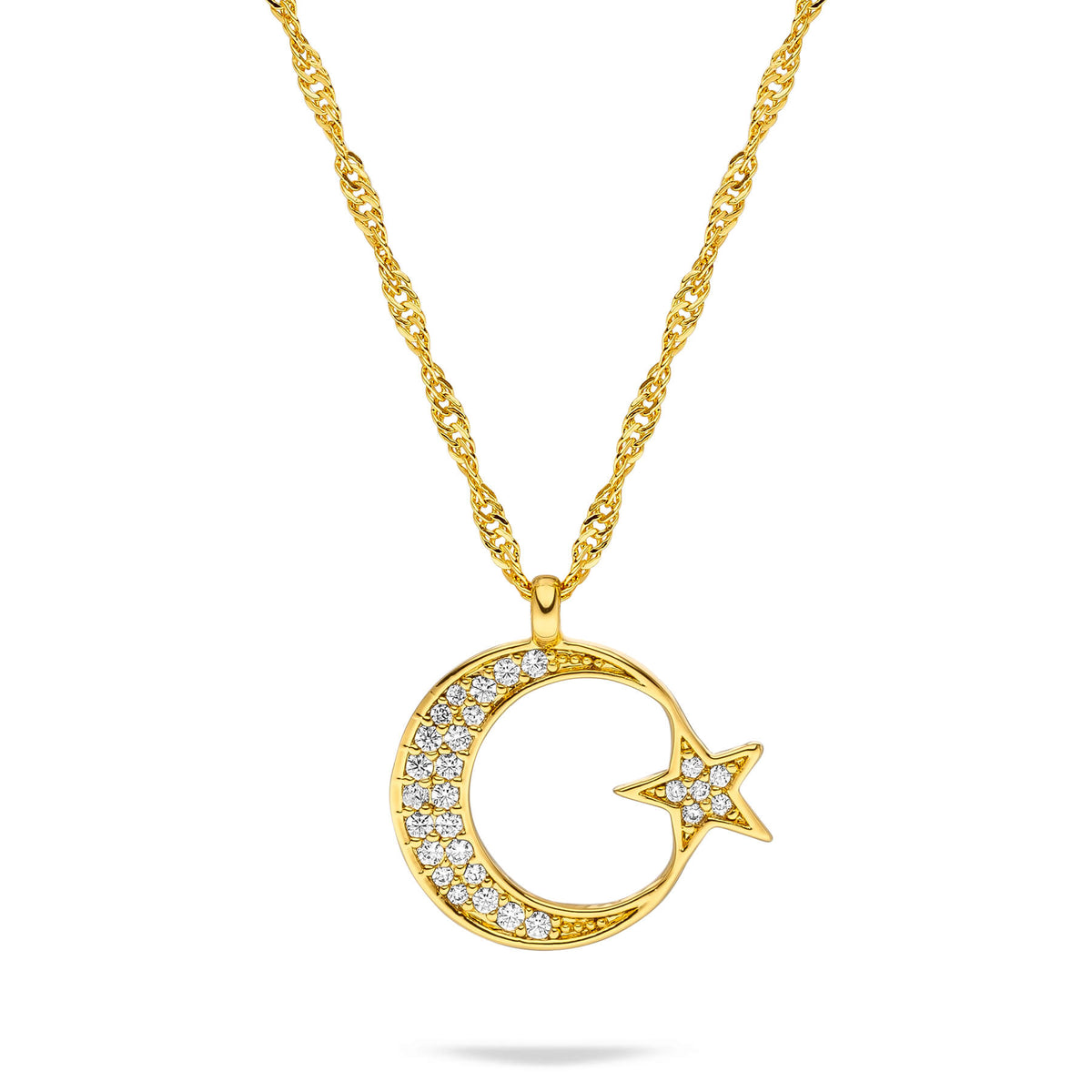 Türkei Wappen Kette Damen Gold vergoldet | d'origine