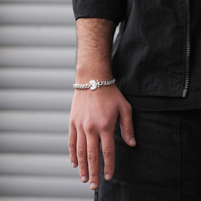 Polen Adler Wappen Armband Herren getragen am Model