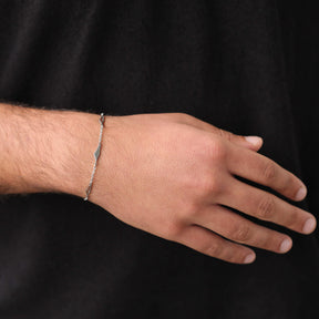 Palästina Silhouette Landkarten Armband am Model