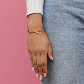 Marokko Landkarten Armband Tragefoto – Landkarte