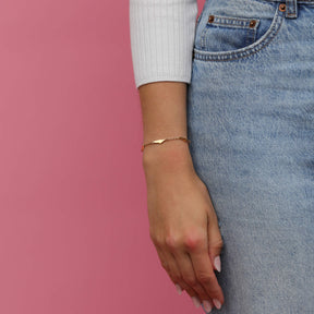 Palästina Silhouette Landkarten Armband am Model