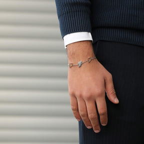 Iran Silhouette Landkarten Armband am Model
