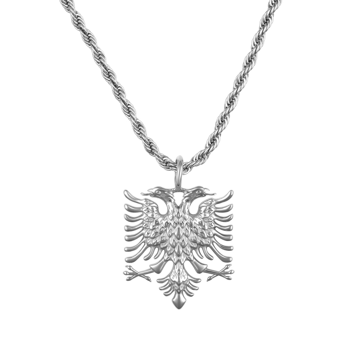 Albanien Wappen Kette Herren Silber wasserfest | d'origine