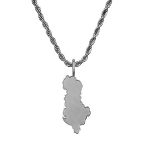 Albanien Landkartenkette Matt | Herren