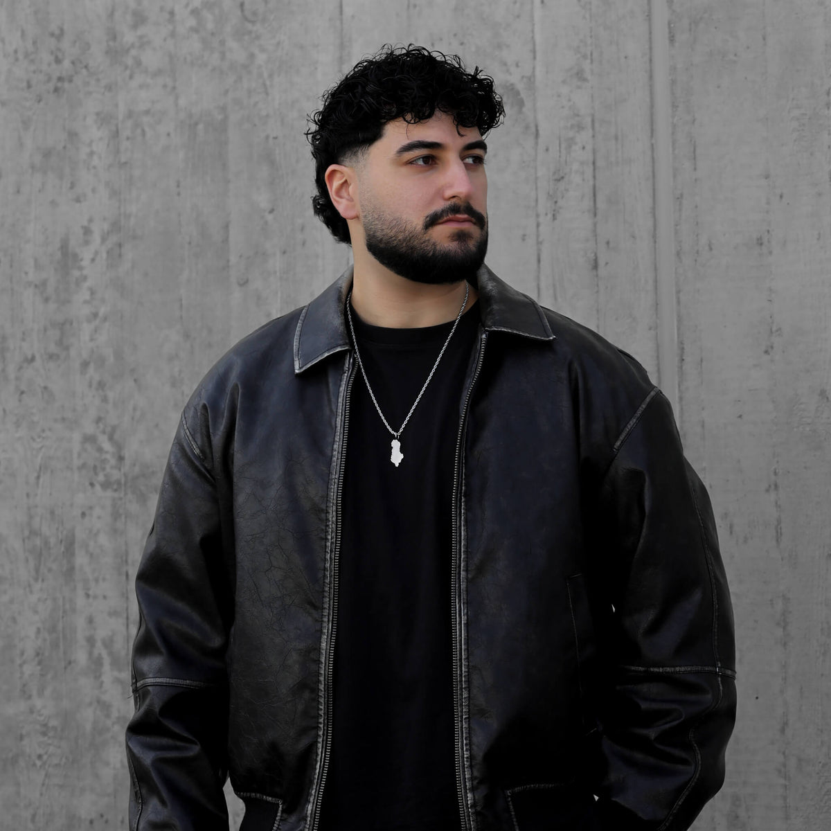 Albanien Landkartenkette Matt | Herren