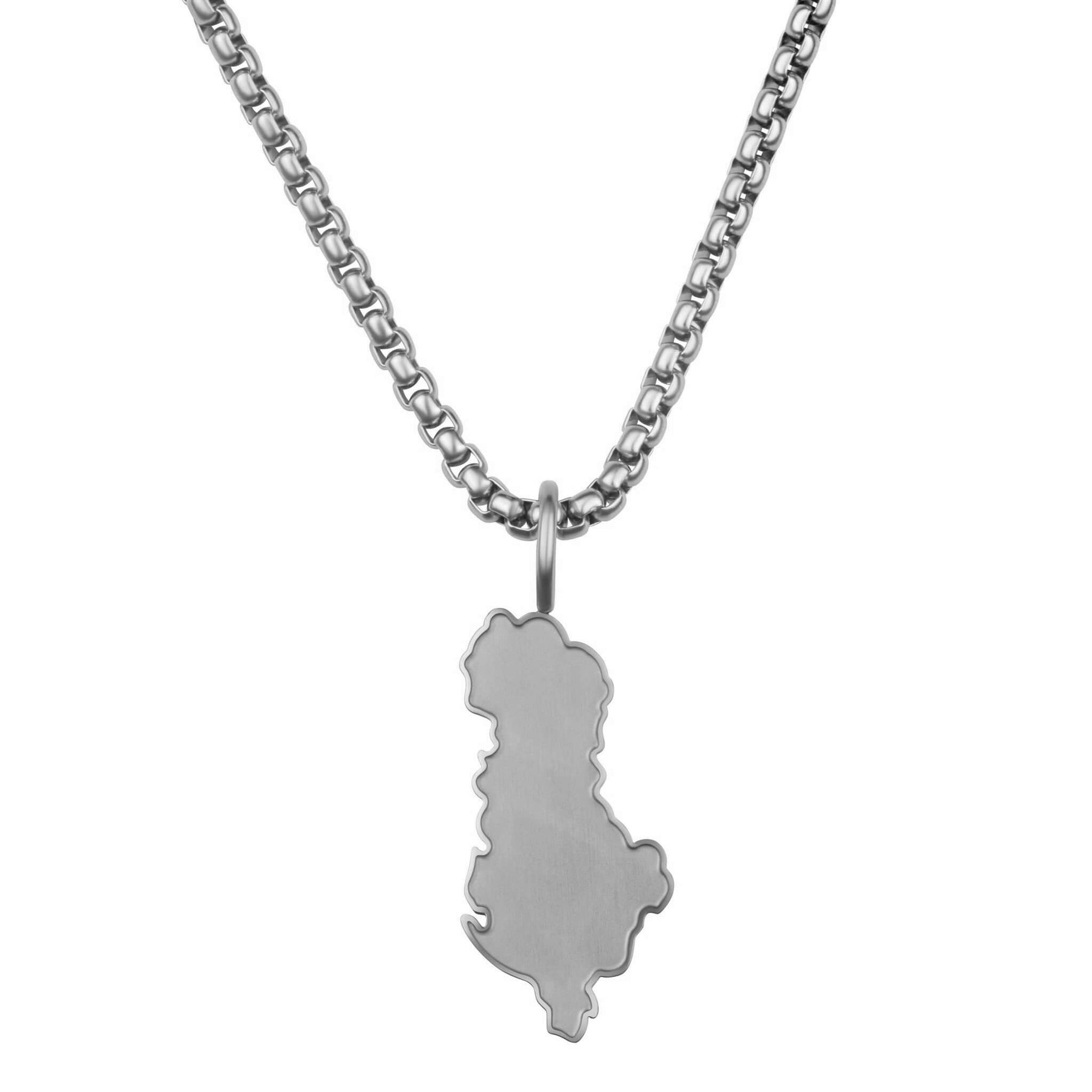Albanien Landkartenkette Matt | Herren