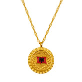 Albanien Flaggenkette Damen 18K Gold | d'origine