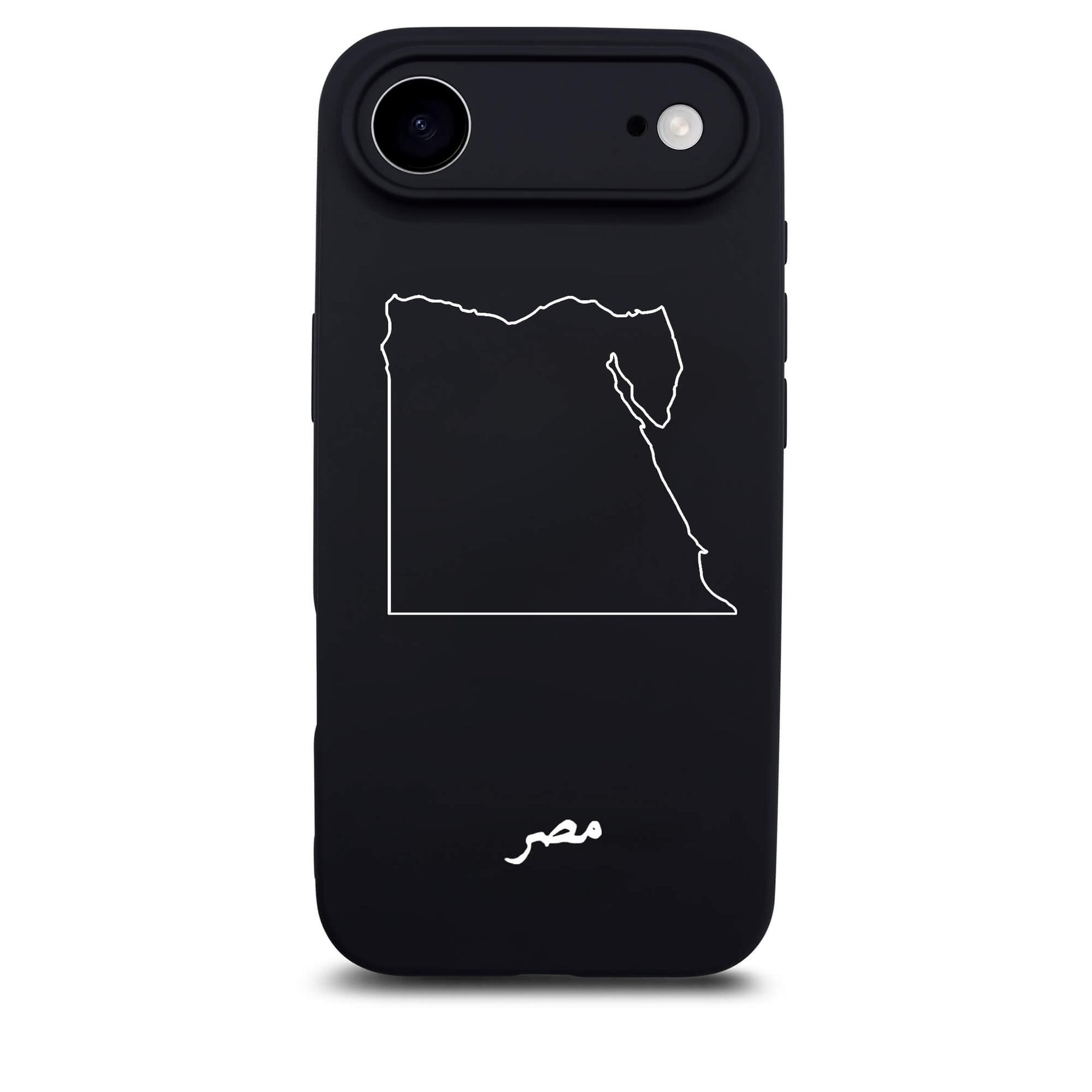 Ägypten Handyhülle für iPhone 17 Air – Rückseite mit Landkarte und arabischem Schriftzug