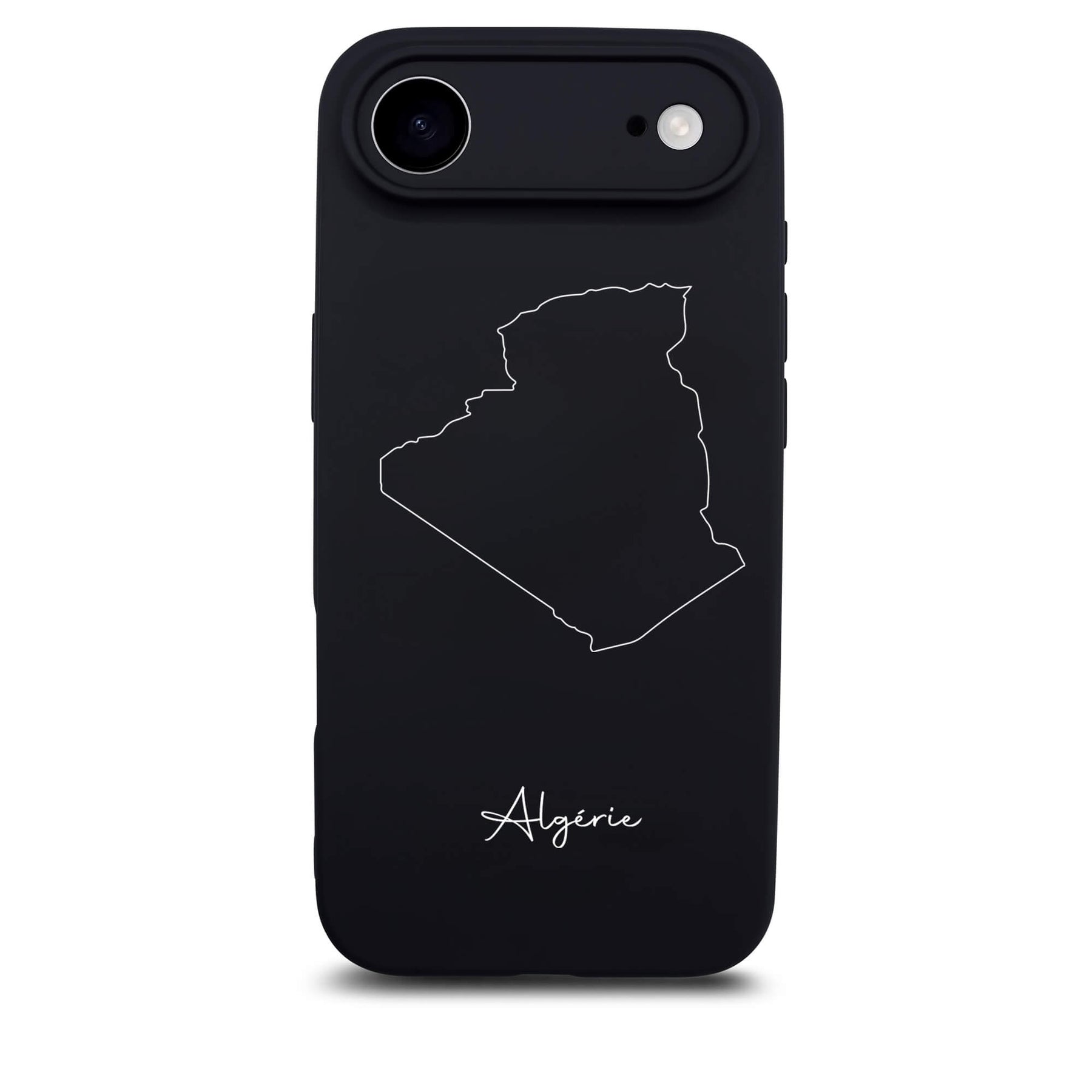 Algeria phone case for iPhone 17 Air – back with map and lettering