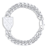 Bosnien Wappen Armband Herren Silber wasserfest | d'origine