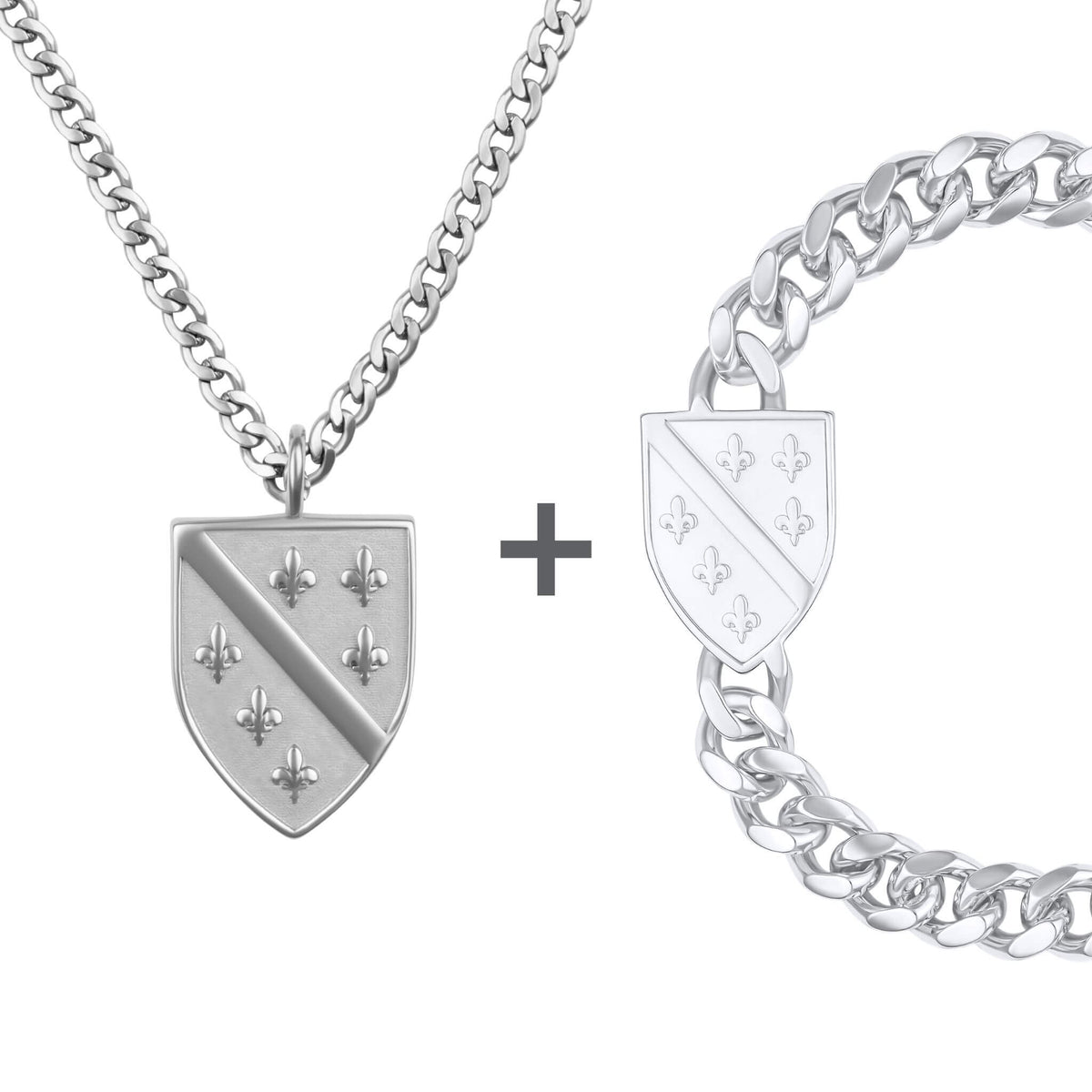 Bosnien Wappen Schmuck Set Herren | d'origine