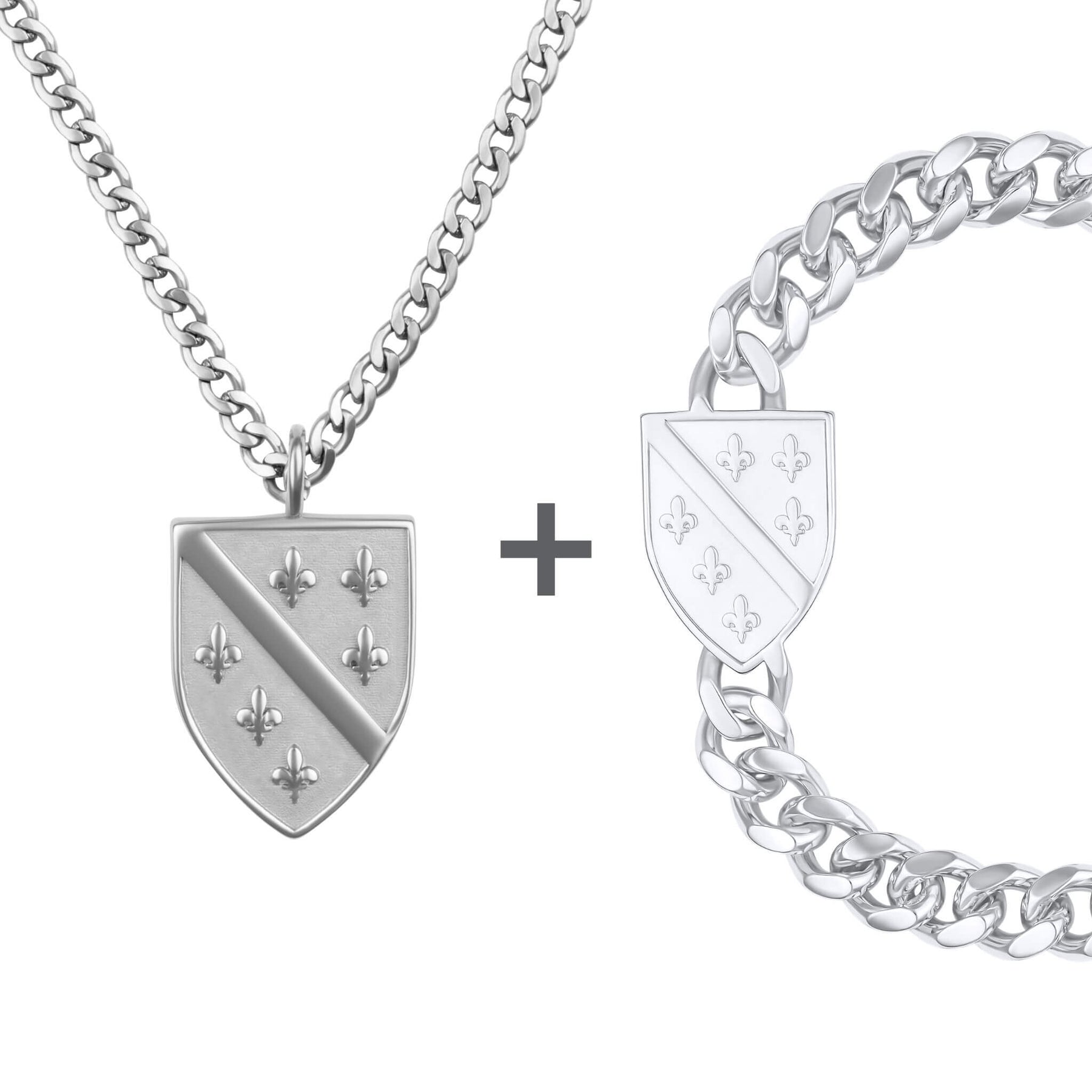 Bosnien Wappen Schmuck Set Herren | d'origine