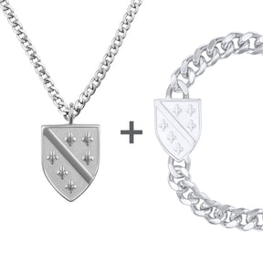 Bosnien Wappen Schmuck Set Herren | d'origine