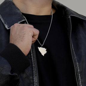 Bosnien Landkartenkette Matt | Herren