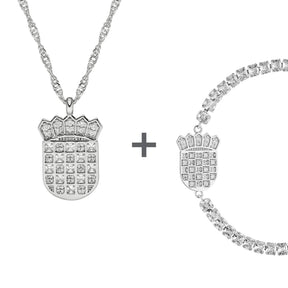Kroatien Wappen Schmuck Set Damen | d'origine
