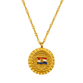 Kroatien Flaggenkette Damen 18K Gold | d'origine