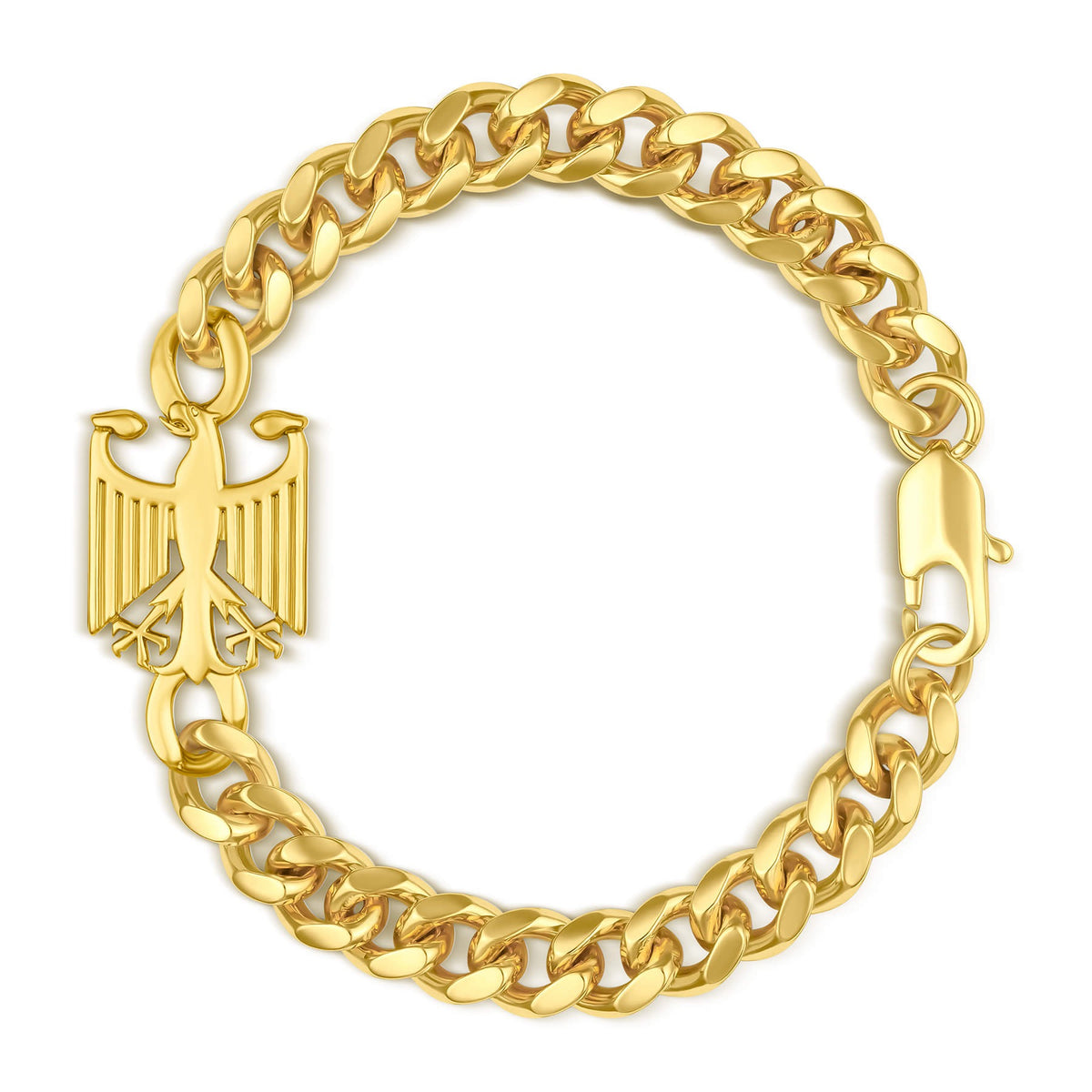 Deutschland Wappen Armband Herren 18K Gold – Bundesadler