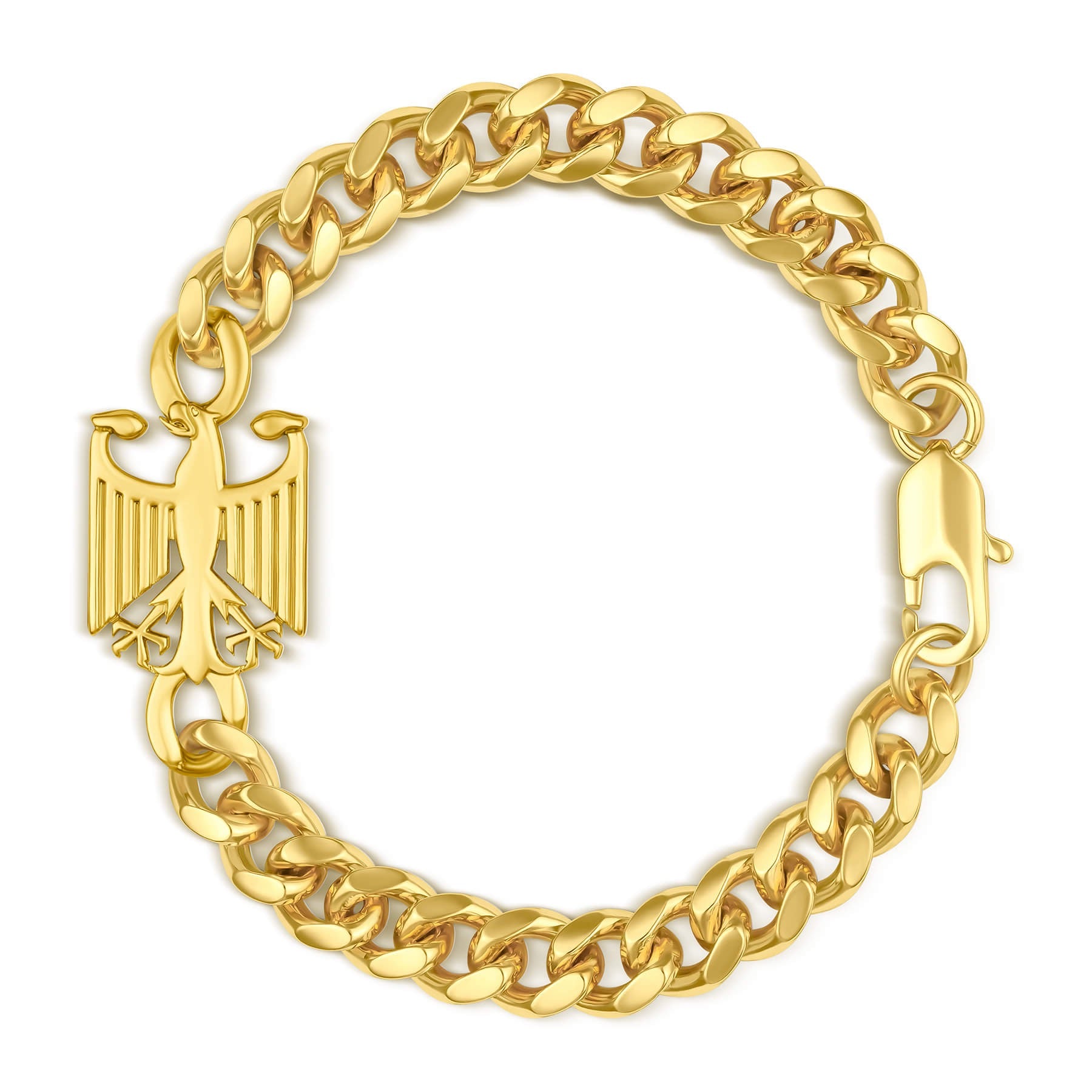 Deutschland Wappen Armband Herren 18K Gold – Bundesadler