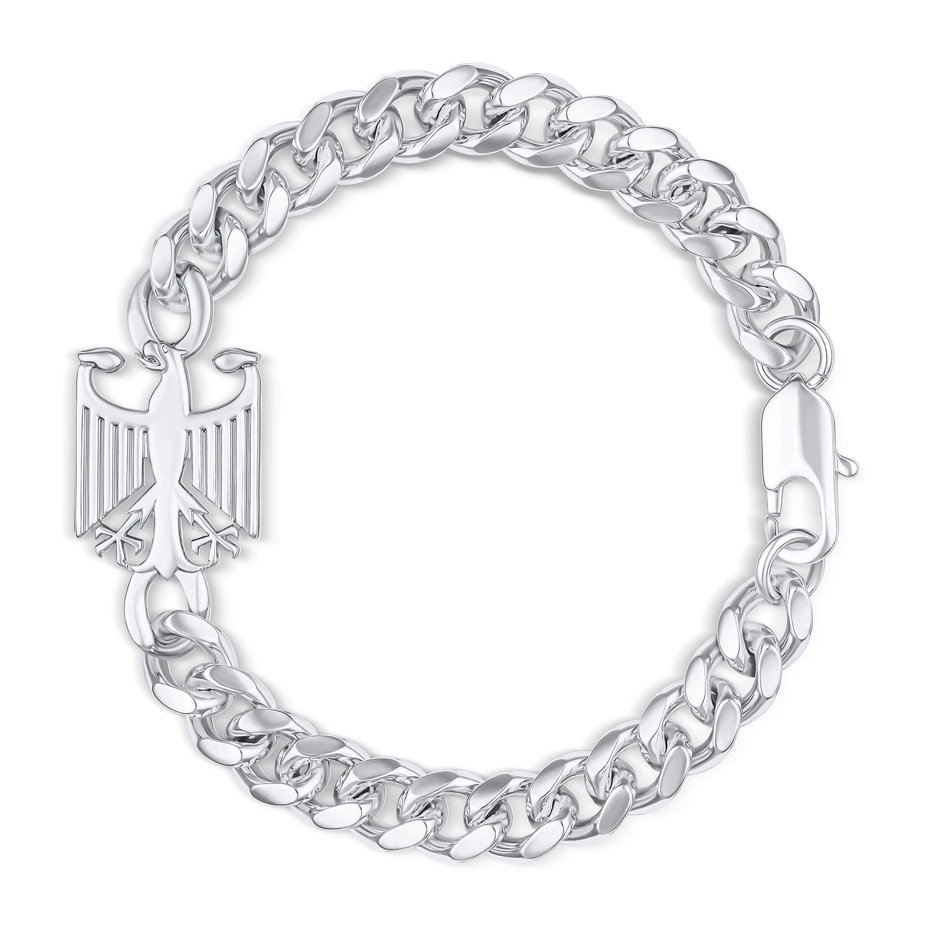 Deutschland Wappen Armband Herren Silber wasserfest | d'origine