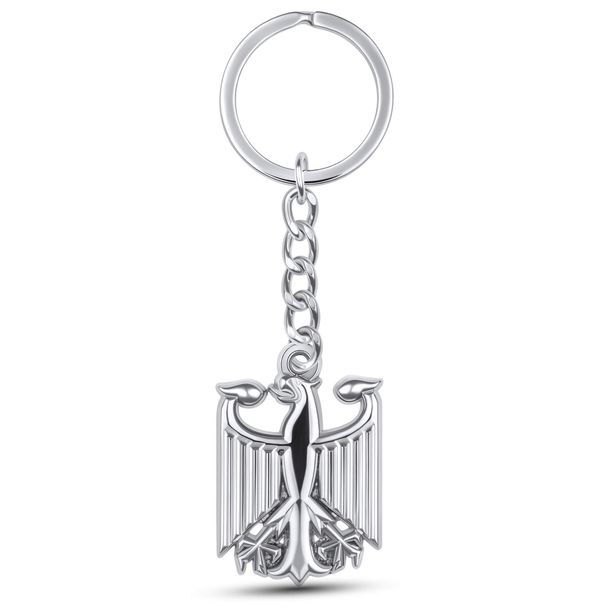 Deutschland Bundesadler Wappen Schlüsselanhänger Silber Edelstahl | d'origine