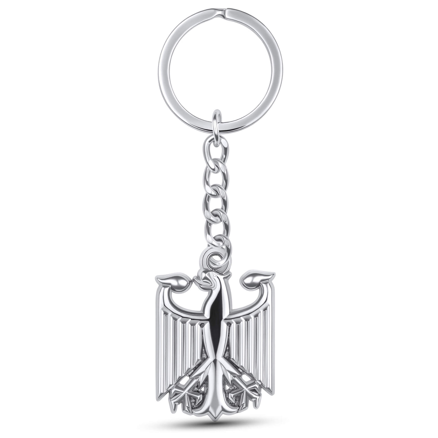 Deutschland Bundesadler Wappen Schlüsselanhänger Silber Edelstahl | d'origine