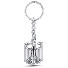 Deutschland Bundesadler Wappen Schlüsselanhänger Silber Edelstahl | d'origine