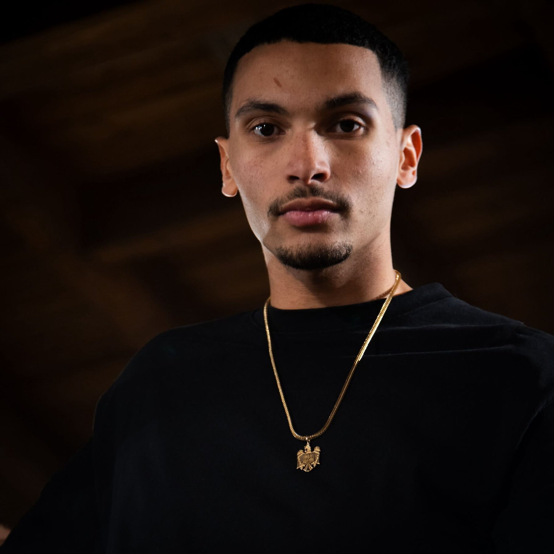 Rumänien Wappen Kette Herren am Model