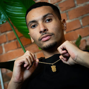 Kroatien Wappen Kette Herren am Model