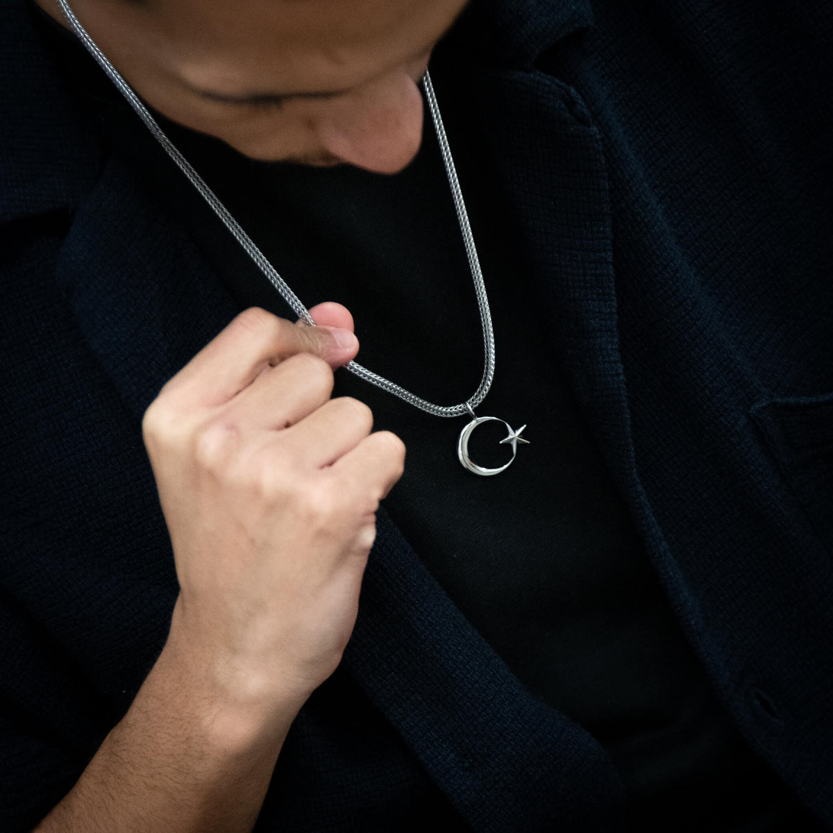 Türkei Wappen Kette Herren am Model