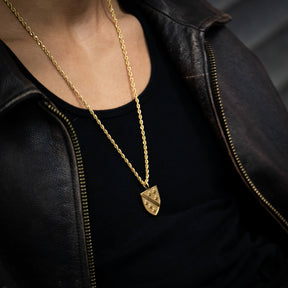 Bosnien Wappen Kette Herren am Model