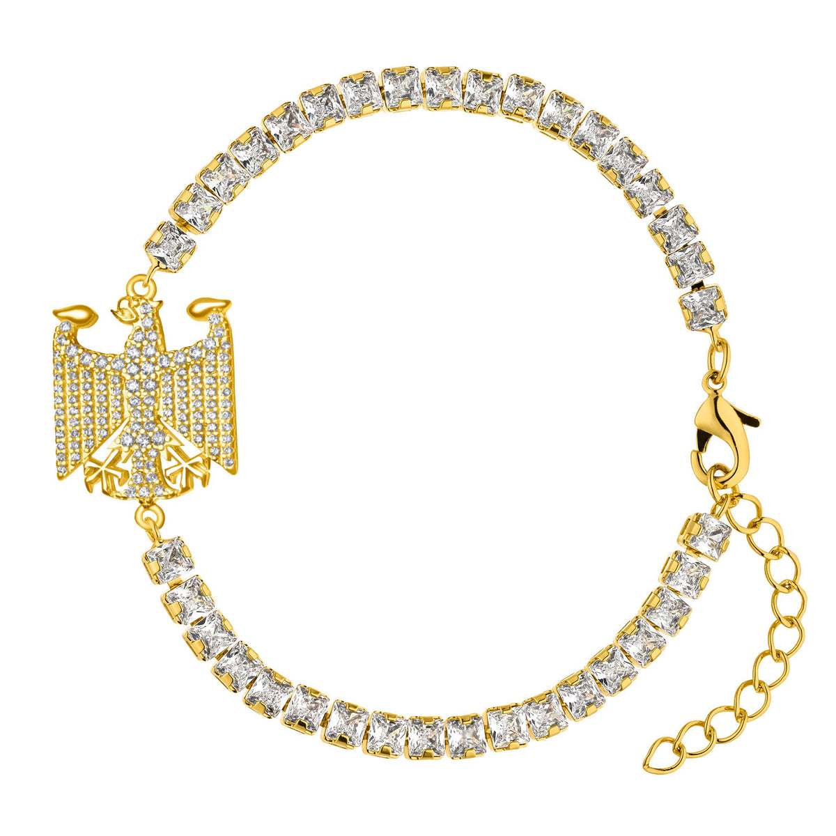 Deutschland Wappen Armband Damen Gold vergoldet | d'origine