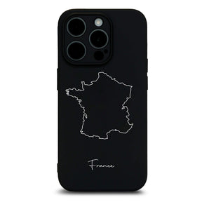 Frankreich Landkarte Handyhülle Schutzhülle | d'origine